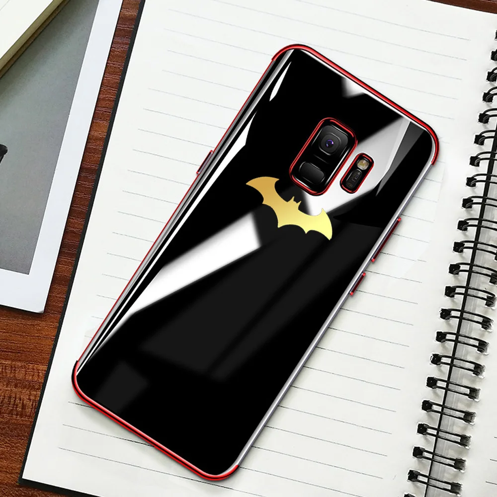 Роскошный мягкий чехол с покрытием для телефона Samsung Galaxy S7 Edge S8 Plus прозрачный