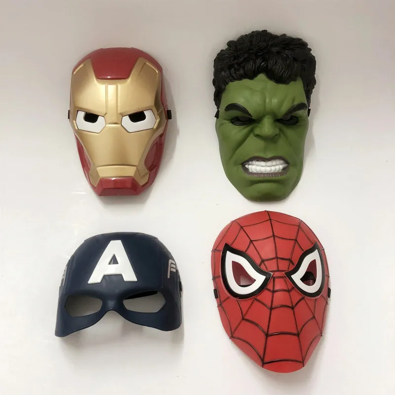 

Children's Luminous Spiderman Mask The Avengers Bumblebee Optimus Prime Halloween Hulk Batman Captain US Role Play Mask