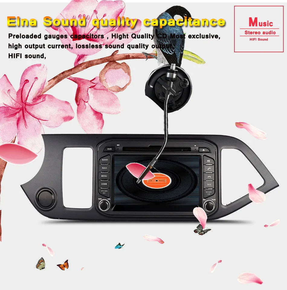 Clearance 4GB RAM 4G WIFI Android 9.0 Octa Core DAB+ RDS Car DVD GPS Radio Player For Kia Picanto Morning 2011-2016 Tape Recorder 11