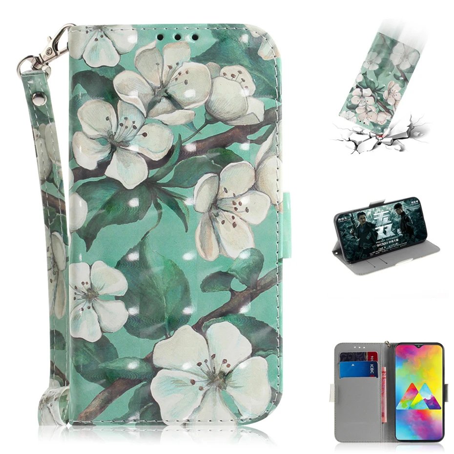 For Samsung A50 Case Portable Wallet Stand Phone Protective shell For Samsung Galaxy A50 M20 M10 A30 S10E S10 Plus Cover Case