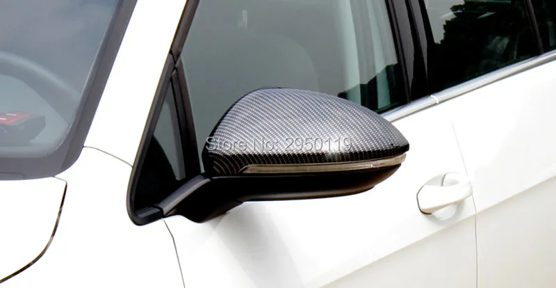 Carbon-Fiber-Pattern-Car-Door-Wing-Mirror-Covers-Styling-trim-2pcs-For-VW-Golf-7-GTI (1)