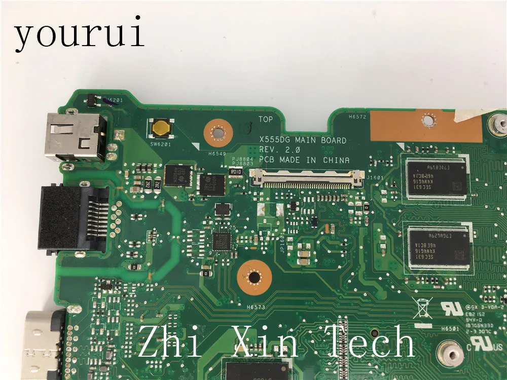  yourui X555YI A8-7410U CPU 4GB RAM Mainboard REV 2.0 For ASUS X555DG X555YI Laptop Motherboard 100%