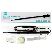 Горячая Высокая мощность 1000 м наружный Wifi Usb адаптер Wifi антенна 802.11B/G/N усилитель сигнала Usb 2,0 Беспроводная сетевая карта приемник