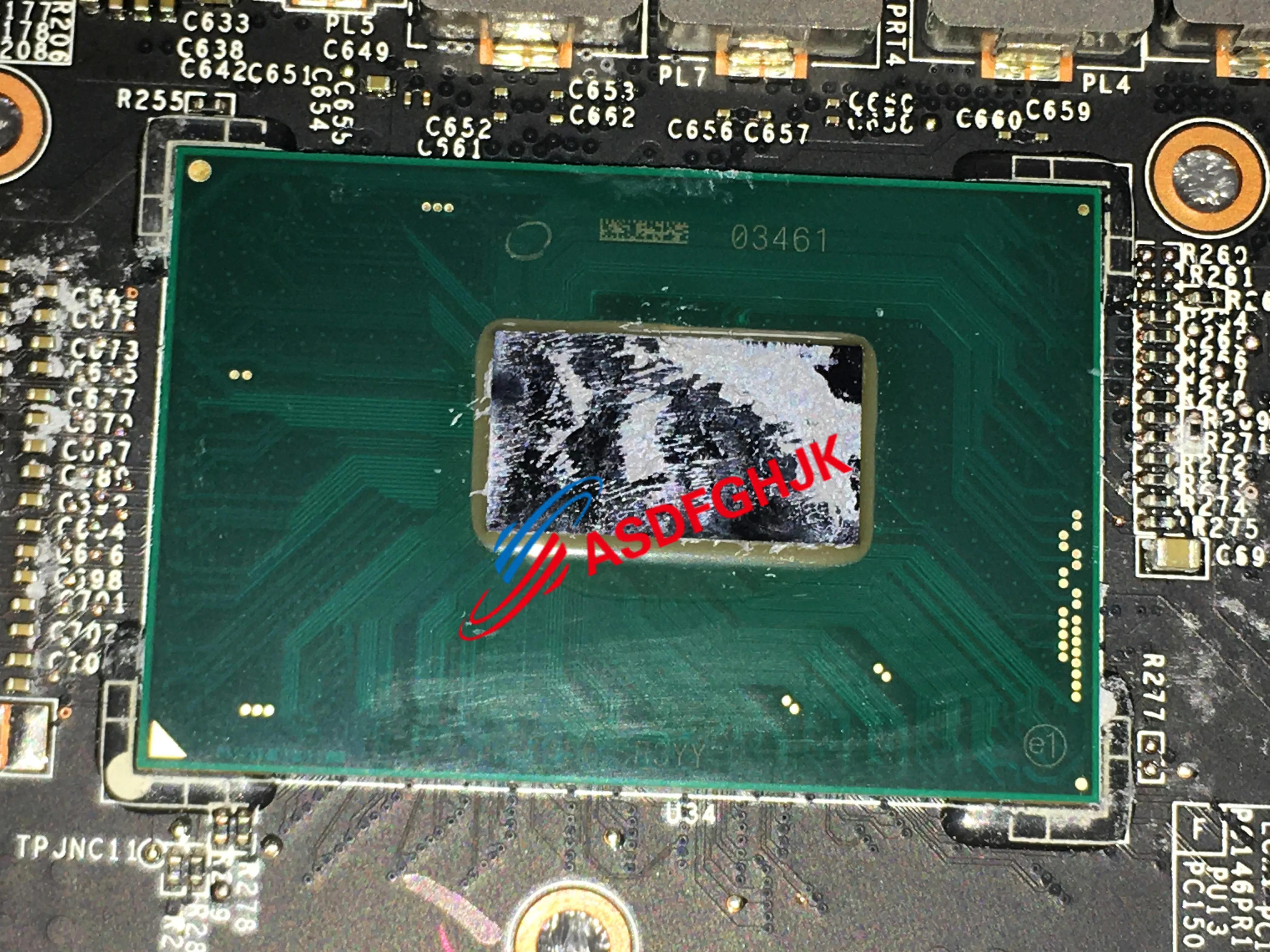  Original MS-16P61 for MSI ms-16p6 GL63 8RD-210US laptop MOTHERBOARD with i7-8750H CPU and GPU GTX10