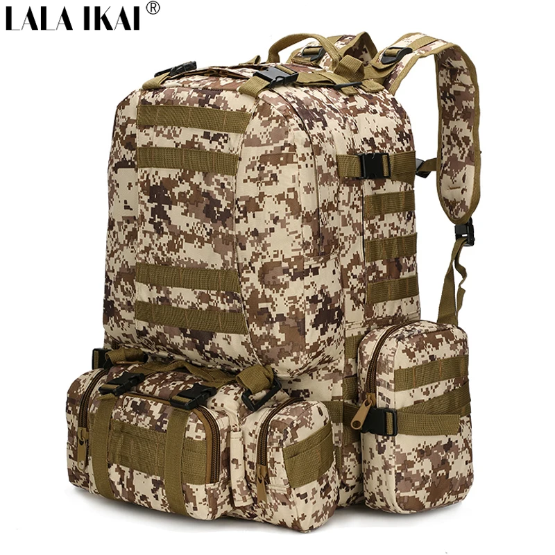 56 75L Открытый Рюкзак многофункциональные спортивные спортивная Сумка Molle