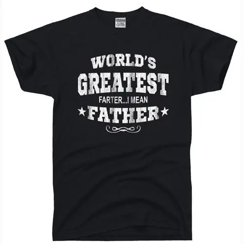 Новые забавные футболки с надписью World Greatest Farter Best Dad dats Day Love Humorous новые весенние