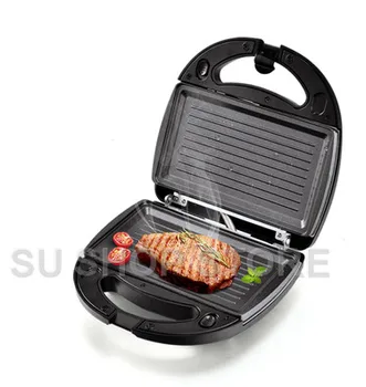 

Electric MINI Egg Waffle Sandwich Maker Grilling 3 Optional Plates Breakfast baking sandwich waffle and steak pan