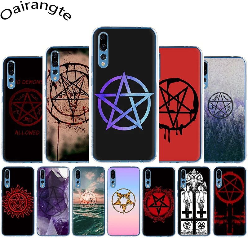 

Satanic Pentagram Hard Phone Case for Huawei Honor 6A 6C 7A Pro 7C 7X 8C 8X 8 9 10 Lite Play view 20 9X Pro