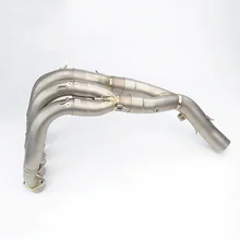 Titanium Alloy Motorcycle Exhaust Full System Case For Yamaha R6 2006 2008 2010 2013 2014 2015 2016 Without Muffer