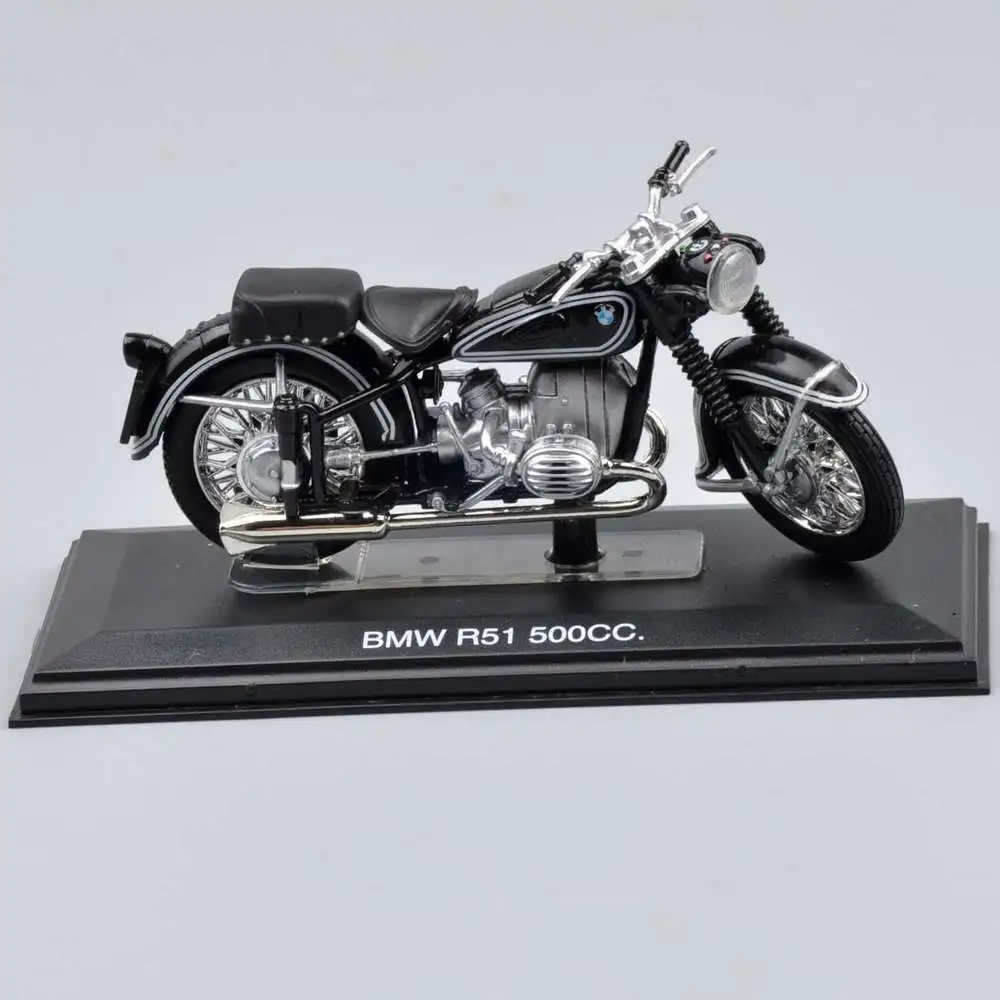 Коллекционная модель мотоцикла Juguetes Mini 1/22 ITALERI литая под давлением черная R51 500cc