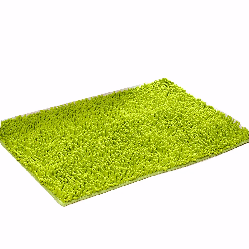 Ковер с высоким ворсом для гостиной, натуральный материал, водостойкий коврик для массажа ног, удобный толстый плюшевый коврик - Цвет: Light green