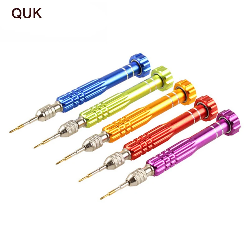 QUK 5 in 1 Screwdriver Set Torx Precision Bits Kit Multi-function Repair Open Screw Driver Kit For Phones Computer Hand Tools 1