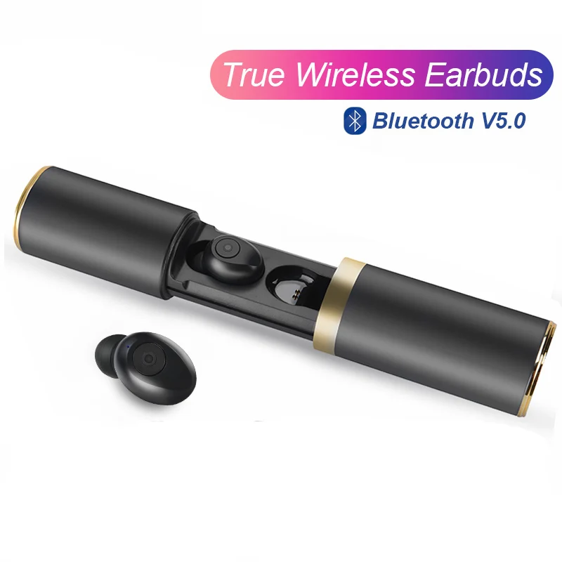 

F9 TWS Bluetooth 5.0 Earphone In-ear True Wireless Earbunds Earphones Noise Cancelling Sport Gaming Headset with Charging Box