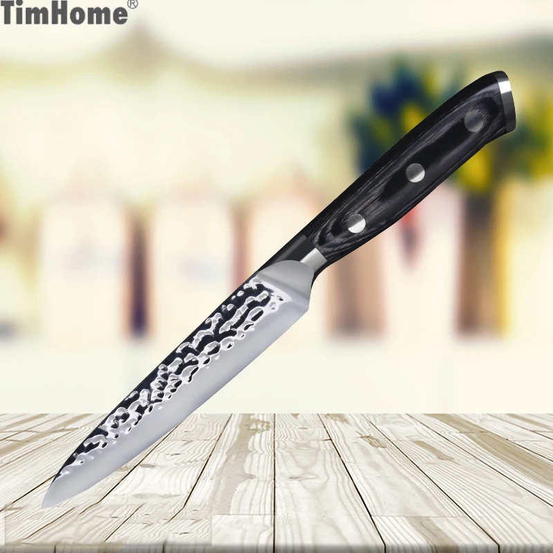 

Timhome Germany 4116 Stainless Steel Kitchen Knife 5 inch Chef Knife Utility knife Kitchen Knives