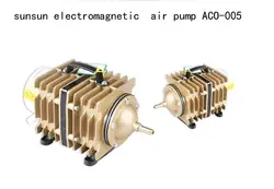 ACO-005 Air pump80w 70L/мин Электромагнитная воздушный насос для рыбы или мини лазерный небольшой машины