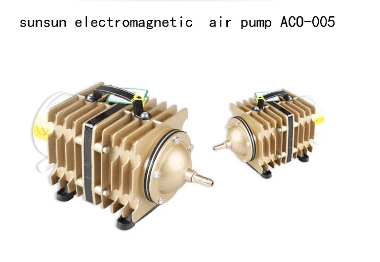 ACO 005 air pump80w 70 л/мин электромагнитный воздушный насос для рыбы или маленького