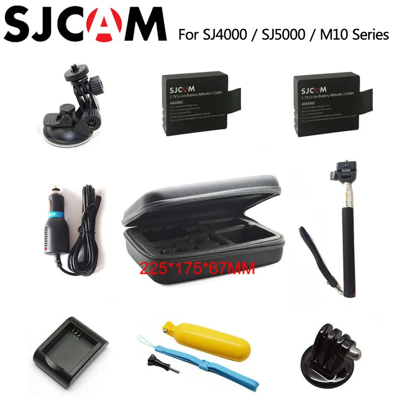 SJCAM SJ4000 аксессуары SJ5000 Батарейная сумка монопод Штатив Плавающий поплавок для SJ CAM 5000 M10 plus sj5000x Elite Экшн-камера