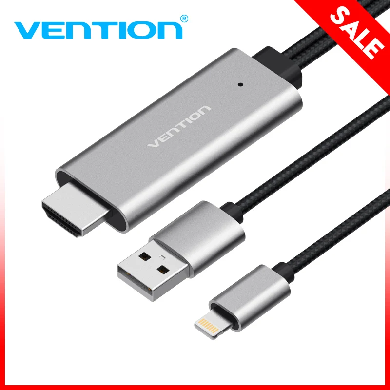 Vention USB to HDMI Converter Cable for iPhone 8 7Plus iPad Adapter 1080P Samsung Android | Электроника