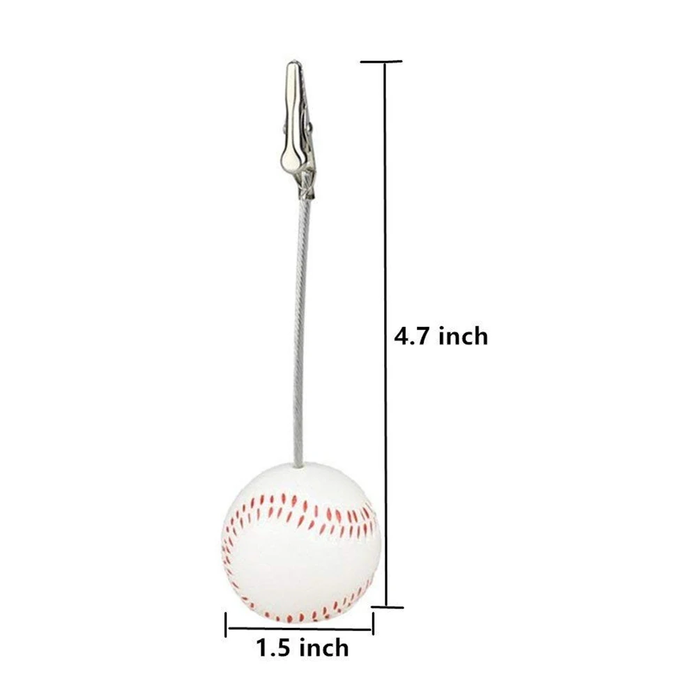 Офис Бейсбол в форме Примечание Бумага Memo клип Настольный держатель номера карточка с именем и местом держатель Держатель для заметок