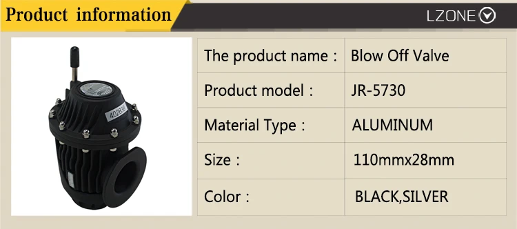 LZONE-предохранительный клапан Универсальный BOV SUPER SQV 4 IV SSQV 4 IV(черный или серебристый) JR5730-MB
