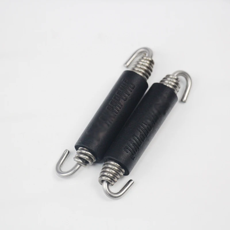 

85MM Universal Motorcycle Exhaust Pipe Stainless Steel Spring Black Spring Tension Spring