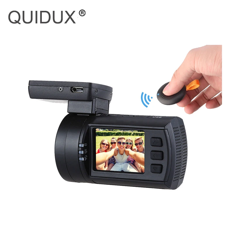 QUIDUX 0906 1080 P Автомобильная камера novatek 96663 sony IMX291/IMX322 gps двойной объектив FHD