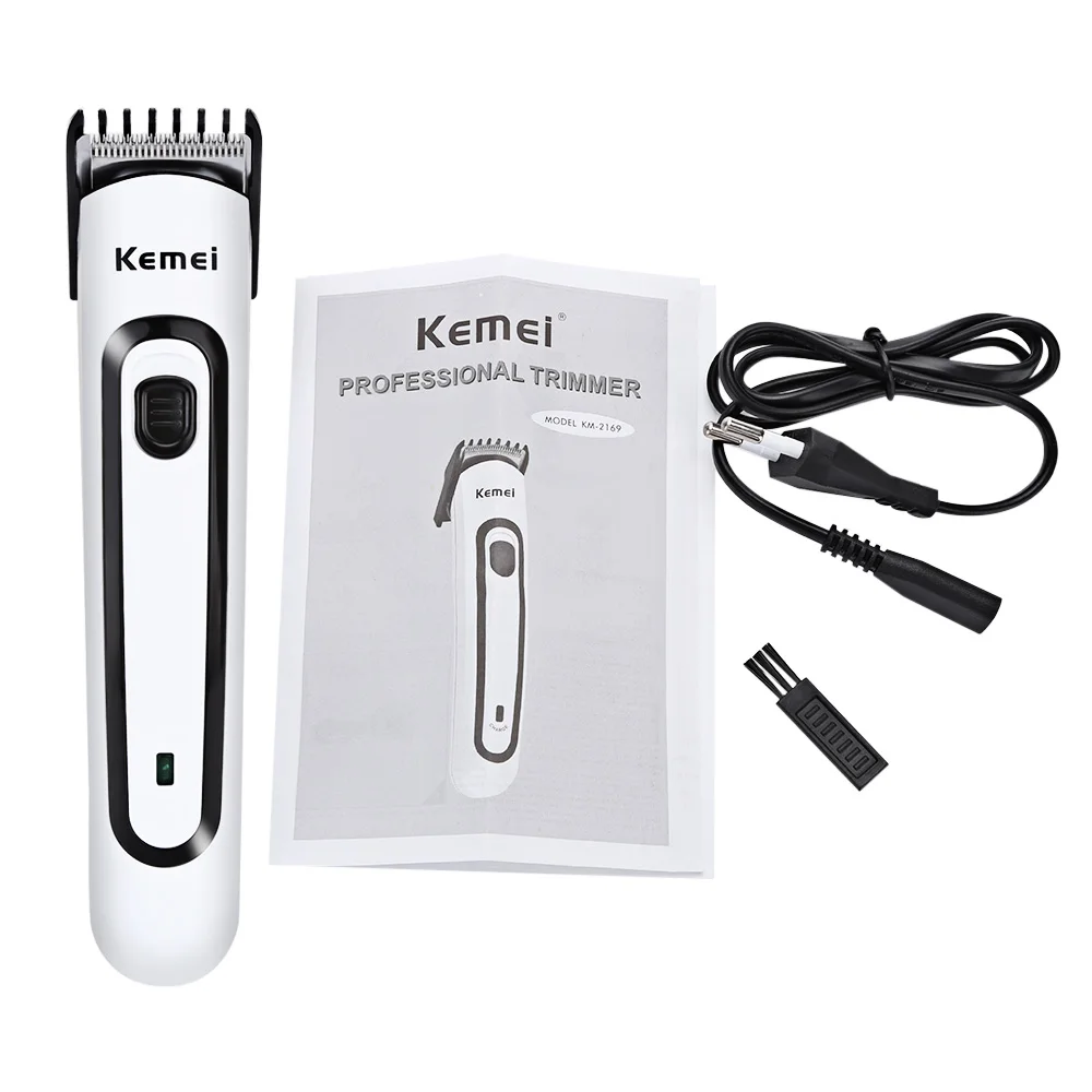 Kemei KM - 2169 Electric Hair Clipper Rechargeable Dual-use Hair Trimmer for Men Hair Cutting Machine Professional Hair Trimmer