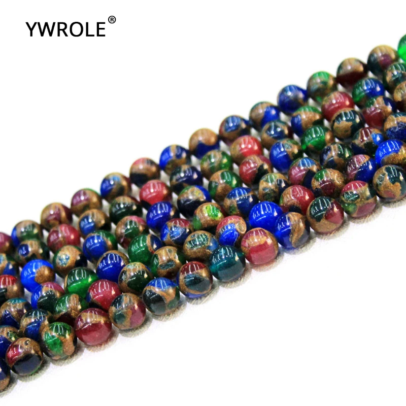 

Wholesale Loose Round Mix Color Nepal Stone Beads For Jewelry Making DIY Bracelet Necklace Material 6/8/10/12 mm Strand 15''