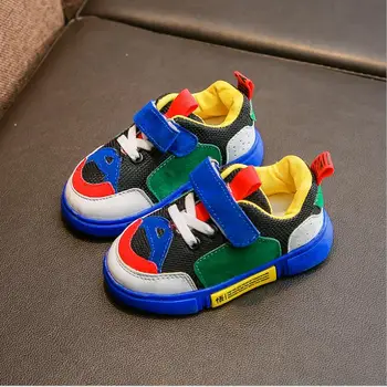 

Kids sneakers 2019 autumn new boys and girls mixed colors shoes children leisure breathable comfortable sports shoes