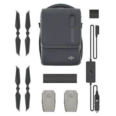 

DJI Mavic 2 Fly More Kit include Car Charger Charging Hub Battery to Power Bank Adapter Low-Noise Propellers Shoulder Bag