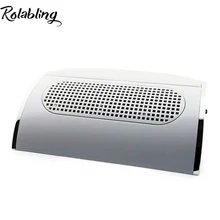 Rolabling 110V&220V Nail Dryer Machine Nail Dust Suction Collector Manicure Filing Acrylic UV Gel Tip Machine Nail Art Equipment
