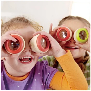 

Creative Wooden Magic Kaleidoscope Poly Prism Child Watch Bee Eyes Effect Toy Child Toy 2pcs / 1lot baby toys