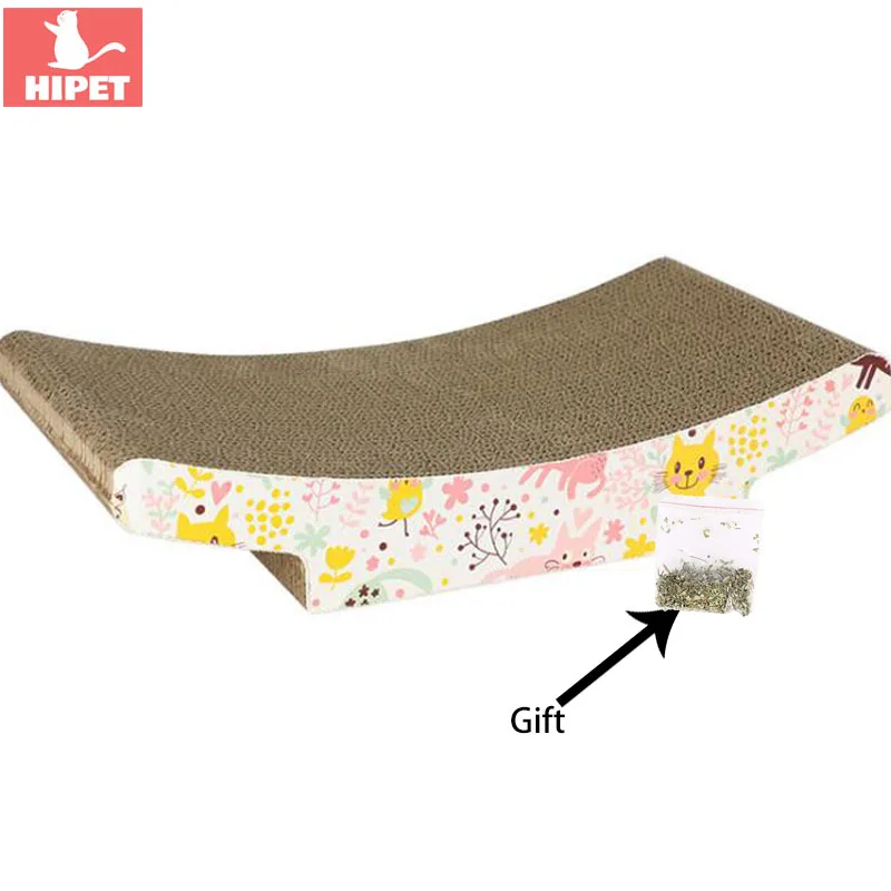 

HIPET Cat Scratch Board Pad Kitten Toys Corrugated Pape Scratching Post Claws Care Cats Grinding Nail Scraper Mat Mattress