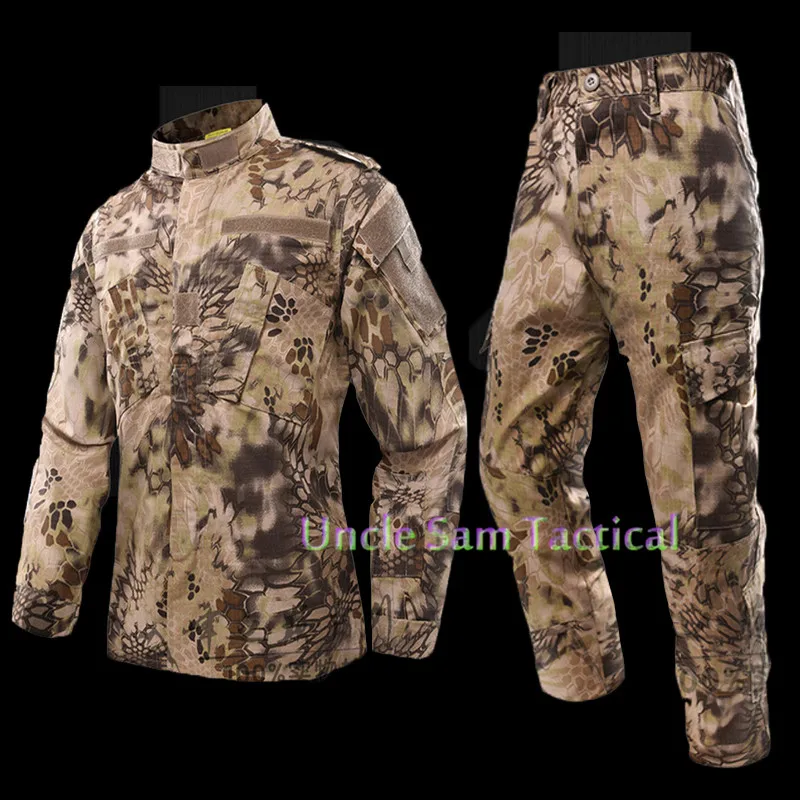 

Tactical Multicam Military Uniform Combat Suit For Hunting Camping CS with Jacket+ Pants