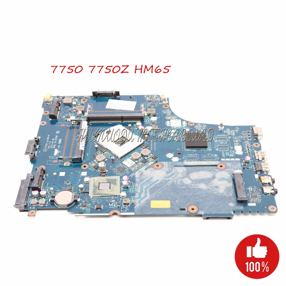 laptop motherboard For Acer aspire 7750 7750Z HM65 DDR3 P7YE0 LA 6911P Intel HD Graphics Main