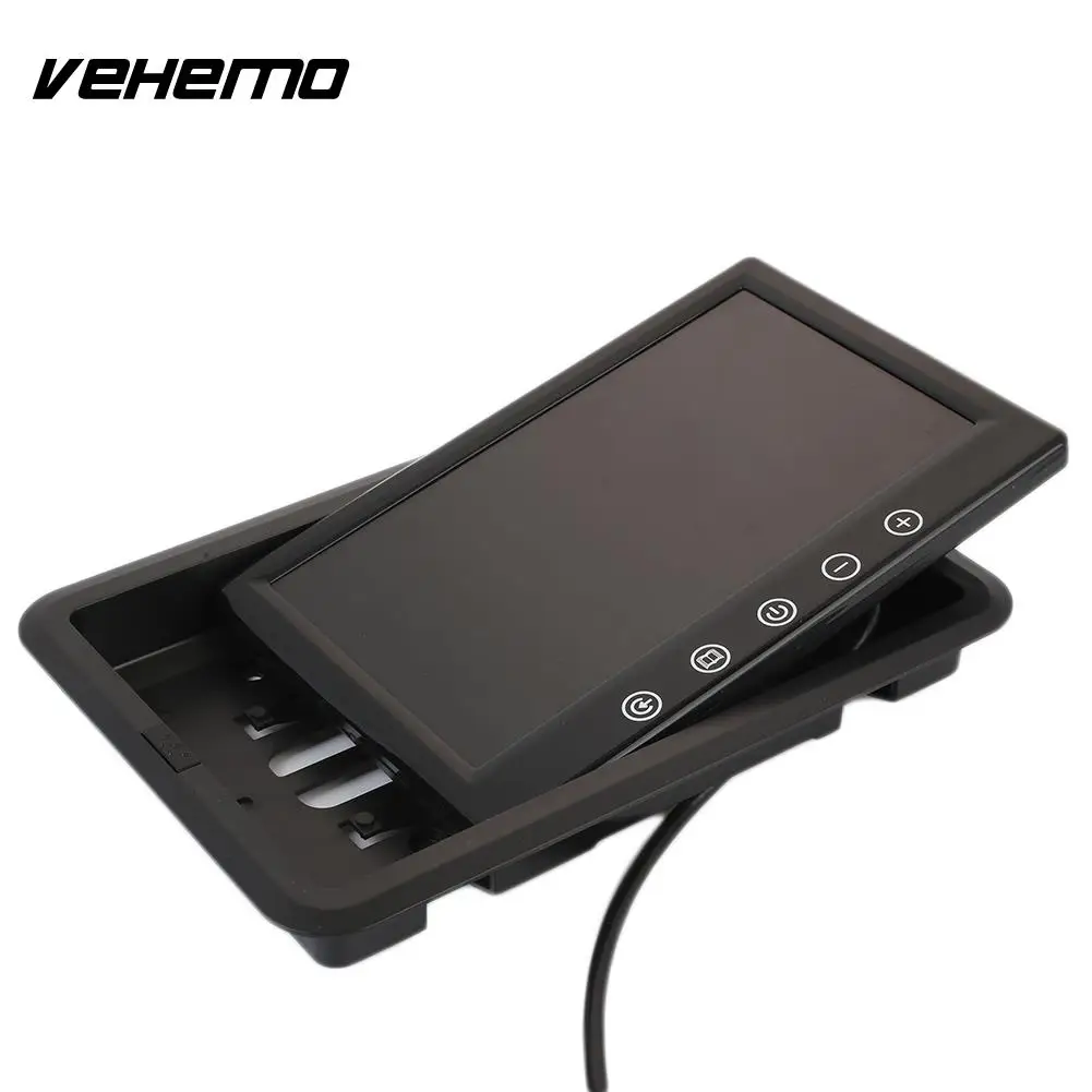 

Vehemo PAL/NTSC Reverse Rearview Monitor Automobile Car Monitor Ultra Thin Parking
