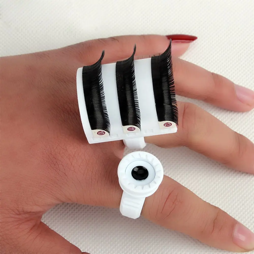Индивидуальная Подставка для ресниц u-образное кольцо для наращивания ресниц держатель для поддона Кольцо Держатель Клей отдельный инструмент для макияжа ресниц