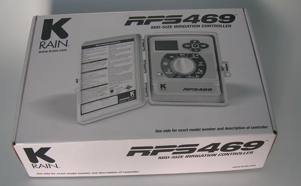 K Rain 3604 RPS 469 4 зоны открытый спринклер таймер|Садовые регуляторы для полива| |