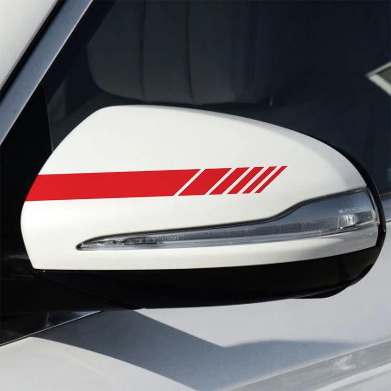 Car-Styling Rearview Mirror Stickers for Car Decor Rear view Mirror Vinyl Car Stickers Car Styling For Mercedes Benz AMG GLA GLK
