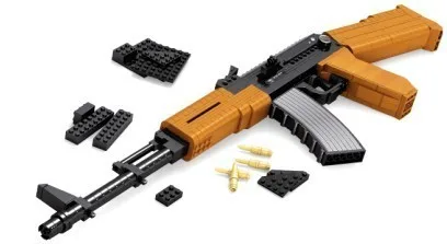 Ausini 22706 617 шт пистолеты серии Воздушный пистолет AK47 модель строительные блоки