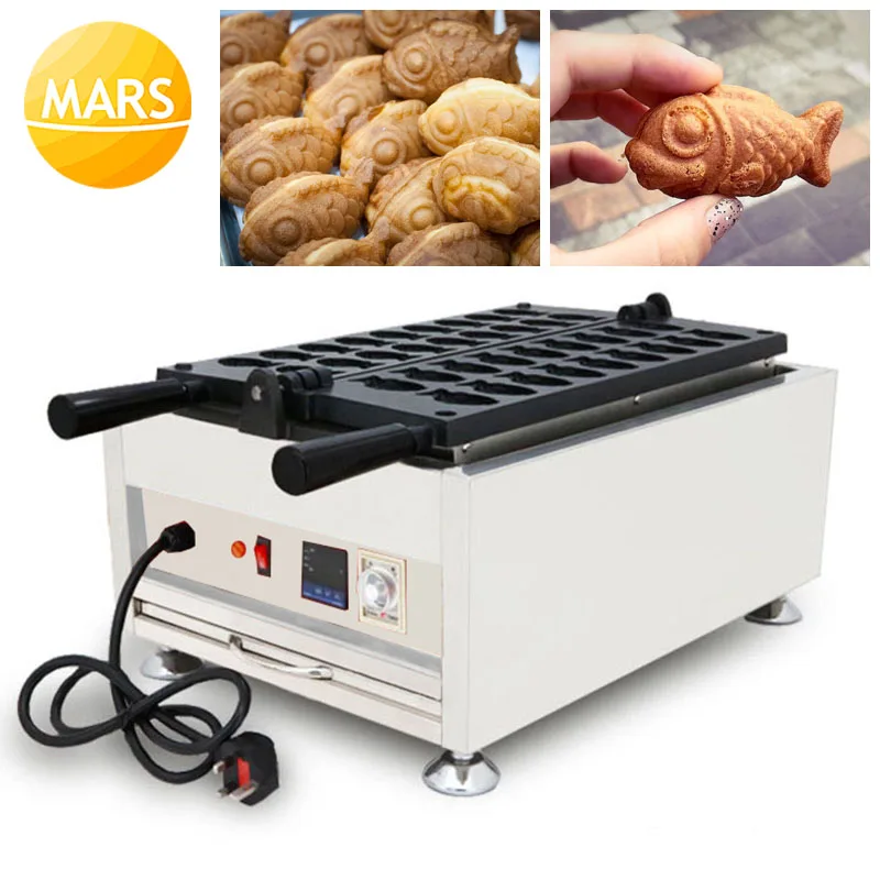 Digital Japanese Taiyaki Waffle Maker Iron Baker Moulds Fish shaped