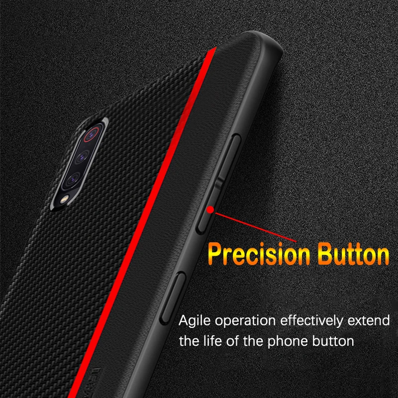 For Samsung A50 Case Carbon Fiber PU Leather Silicon Edge Back Capa for Galaxy A30 A70 Full Case for Galaxy A50 Shockproof Case