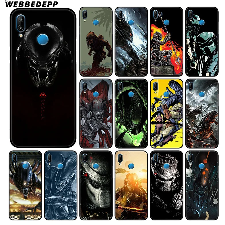 WEBBEDEPP Xenomorph Aliens predator Soft Case For Huawei P30 P20 Pro P10 P9 Lite 2017 P Smart 2019 &amp Nova 3 3i Y9 |