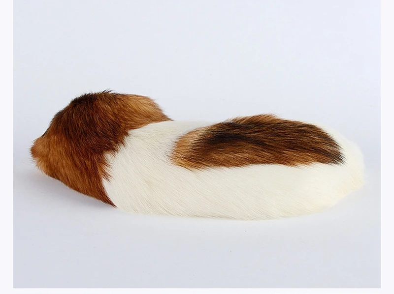 quality soft realistic animal dog plush toy simulation pet dogs animals doll car decoration  Photography props 35X25cm (6)