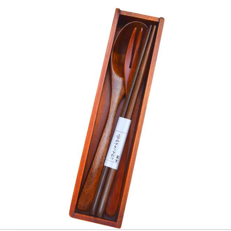 chopstick japanese wood box