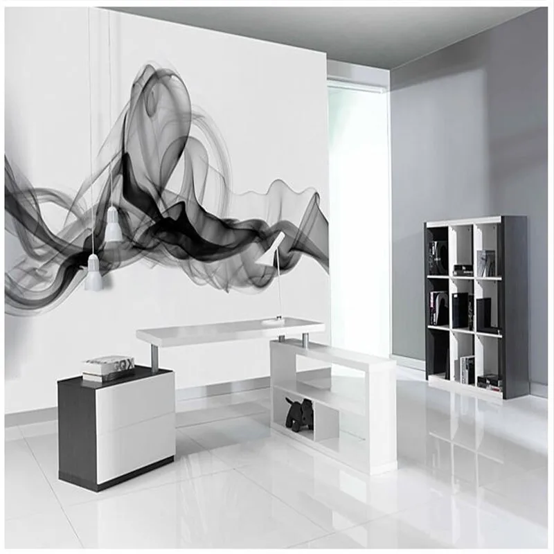 Custom 3D photo wallpaper Smoke clouds abstract artistic wall paper modern minimalist bedroom sofa TV wall mural paper painting Custom 3D photo wallpaper Smoke clouds abstract artistic wall paper modern minimalist bedroom sofa TV wall mural paper painting