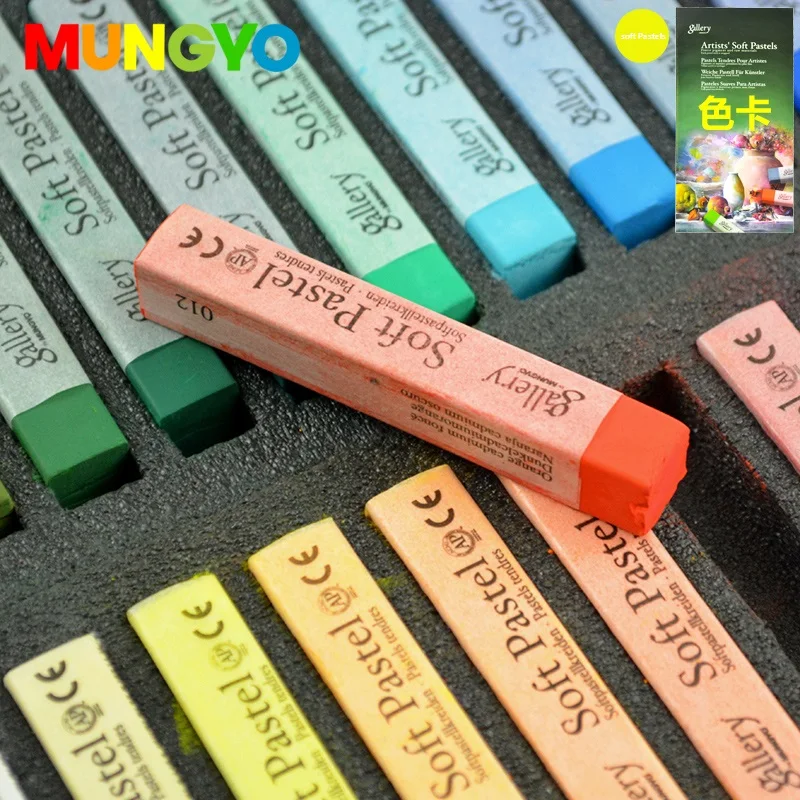 MUNGYO MPV Gallery Artists soft pastel 72/48/36/24/12 colors Colored Chalk DIY Hair dyed color make up ART
