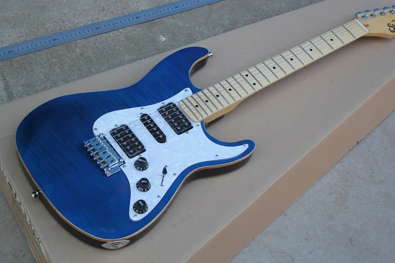 China guitar factory custom High Quality New blue burst