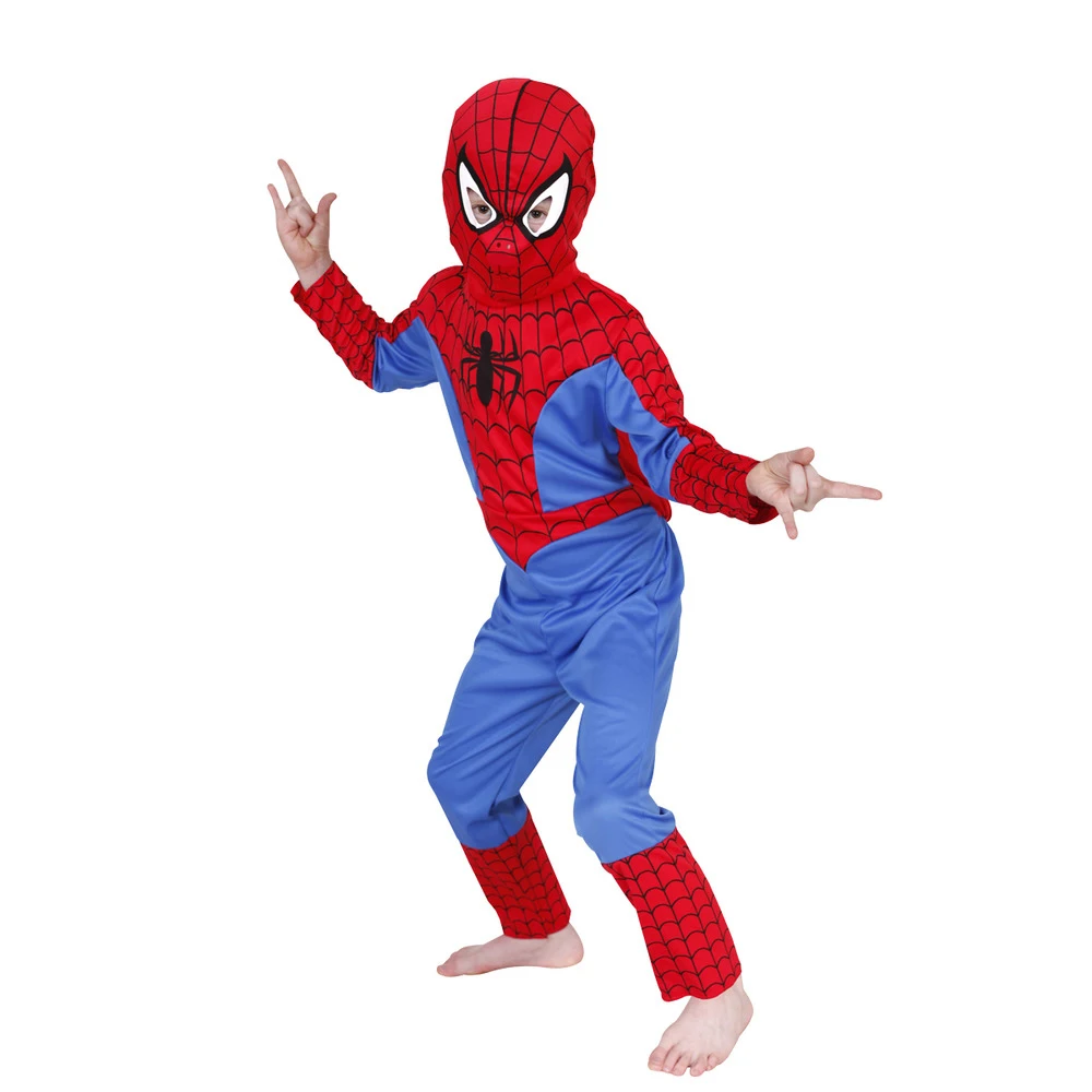 

Hot Sale Marvel Comic Classic Spiderman Child Costume Kids boys fantasia Halloween fantasy superhero carnival party Fancy Dress