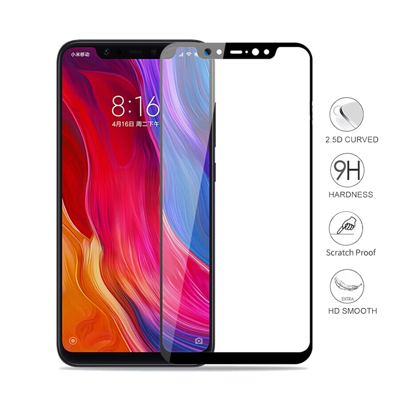 Для Xiaomi Redmi 6 6A Pro S2 9H полное покрытие закаленное стекло Защита экрана Flim 5A 5 Plus